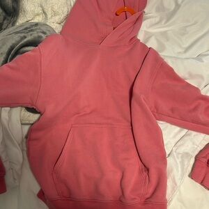 aritzia hoodie, pink, size xs